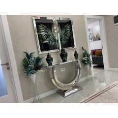 MELEK KANADI 2'Lİ GÜMÜŞ AYNA TABLO SETİ