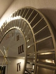 ANTİK-BRONZ DUVAR SAATİ 80CM