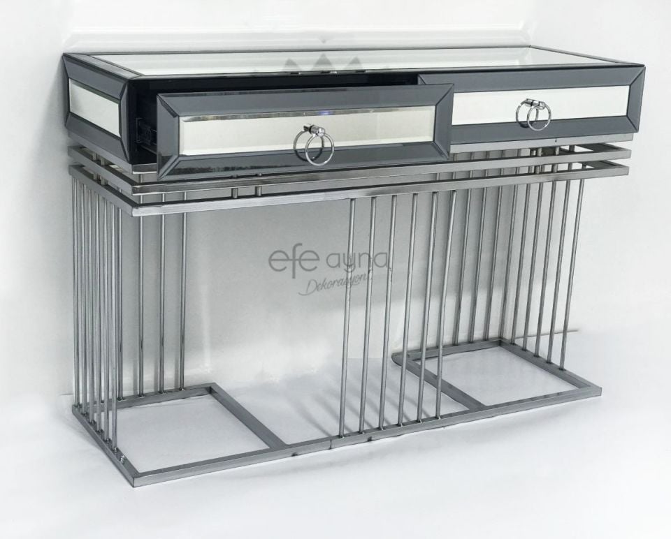 ÇUBUK AYAKLI SOSYETE MODEL FÜME AYNA DRESUAR