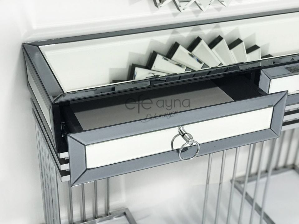 ÇUBUK AYAKLI SOSYETE MODEL FÜME AYNA DRESUAR