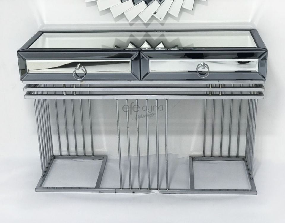 ÇUBUK AYAKLI SOSYETE MODEL FÜME AYNA DRESUAR