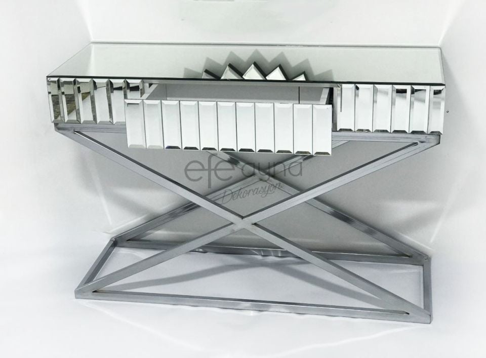 X AYAKLI GÜMÜŞ AYNA DRESUAR