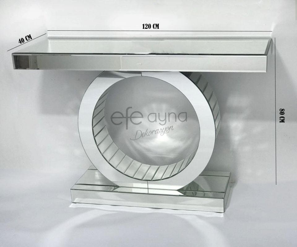 O AYAKLI GÜMÜŞ AYNA DRESUAR