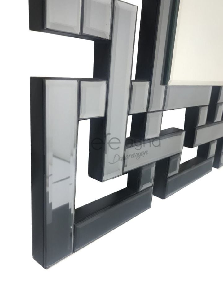 LABİRENT FÜME DRESUAR & AYNA TAKIMI