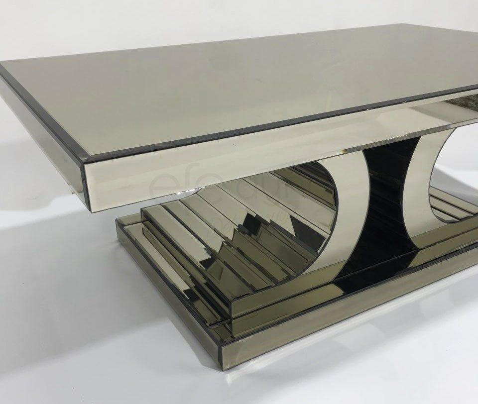 C AYAKLI BRONZ AYNA ORTA SEHPA