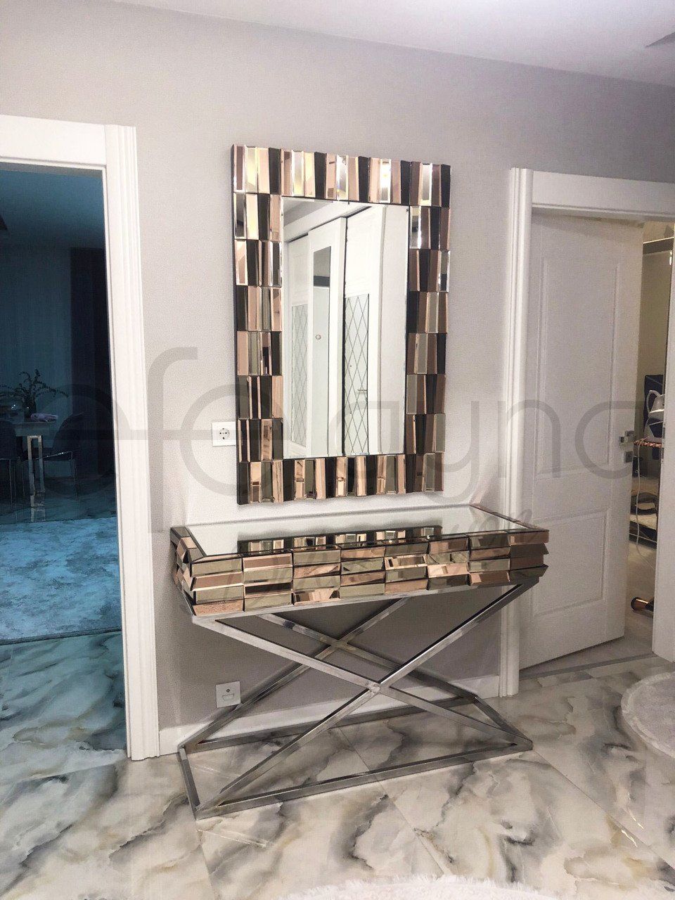 WIND MODEL ROSE&BRONZ AYNA 80X120cm