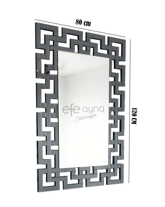 LABİRENT MODEL FÜME AYNA 80X120cm
