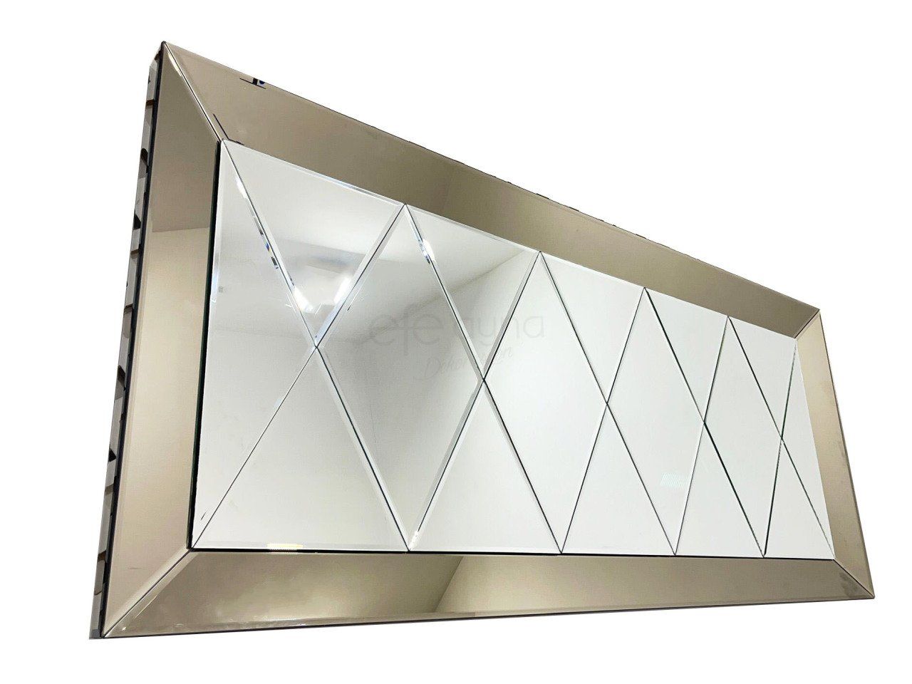 BAKLAVA DİLİMLİ KAVİS MODEL BRONZ AYNA 80X180cm