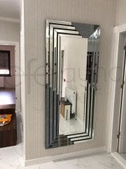 LUXURY MODEL FÜME & GÜMÜŞ AYNA 80X180cm