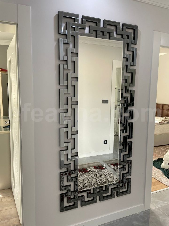 LABİRENT MODEL FÜME & GÜMÜŞ AYNA 80X180cm