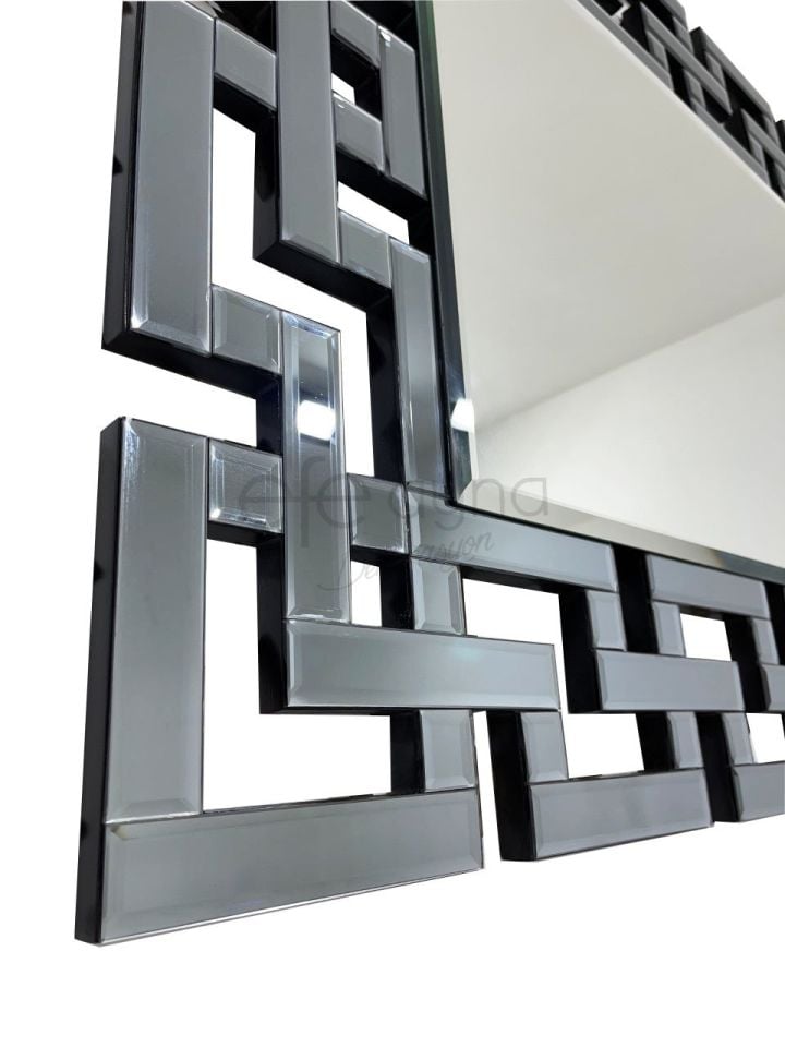 LABİRENT MODEL FÜME & GÜMÜŞ AYNA 80X180cm