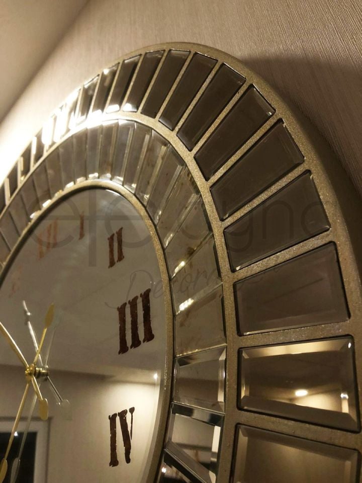 ANTİK- 3'LÜ BRONZ SAAT & TABLO SETİ