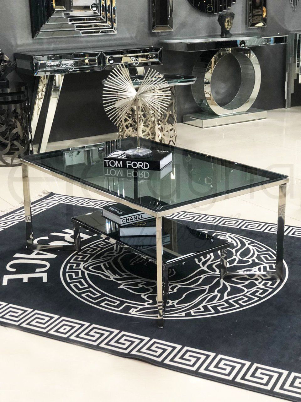 DUBLE -FÜME AYNA ORTA SEHPA