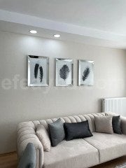 SİYAH TÜY-3'LÜ GÜMÜŞ AYNA TABLO SETİ