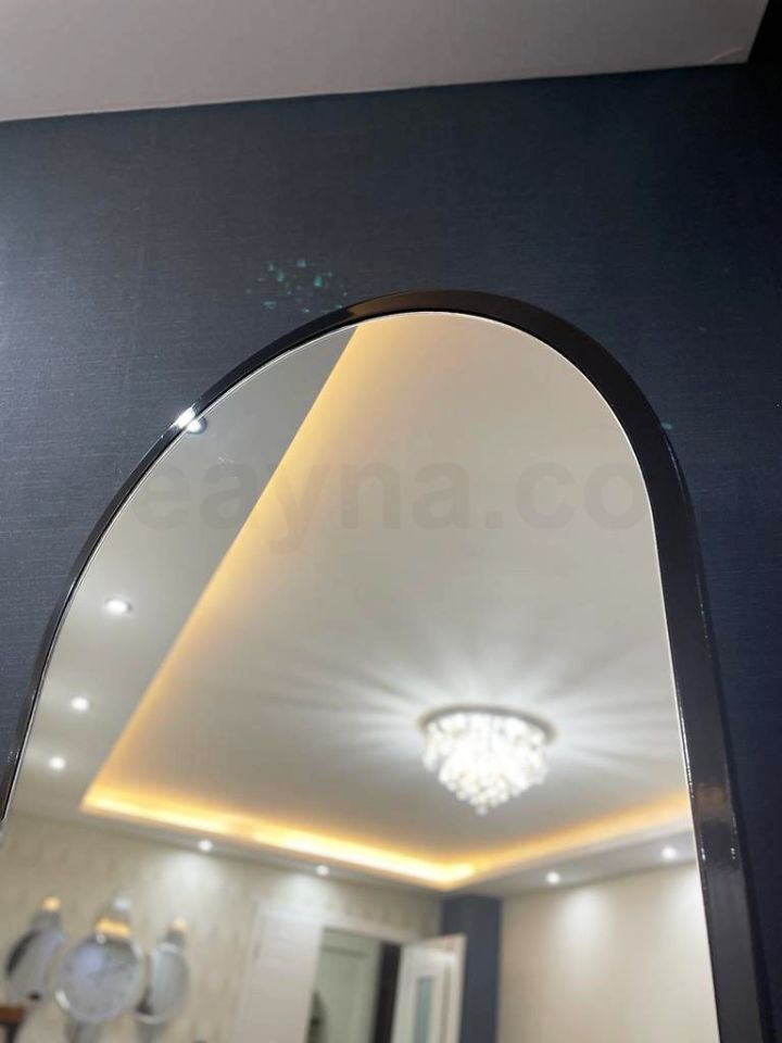 AYAKLI BOY AYNASI-SİYAH ÇERÇEVELİ-180x70cm