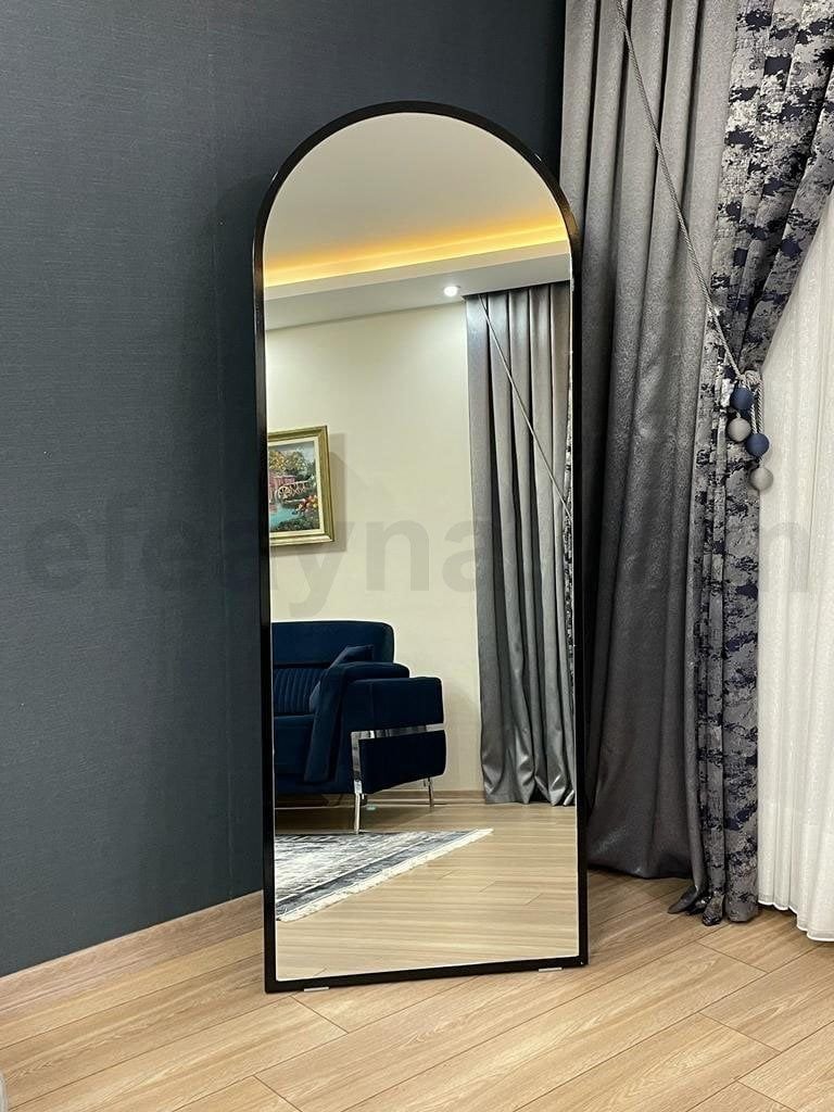 AYAKLI BOY AYNASI-SİYAH ÇERÇEVELİ-180x70cm