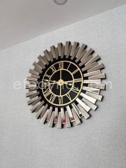 PİYANO X -BRONZ AYNA DUVAR SAATİ