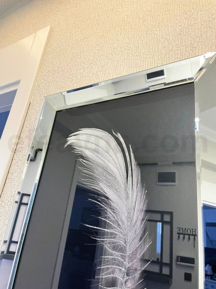 TÜY- 2'Lİ GÜMÜŞ AYNA TABLO SETİ