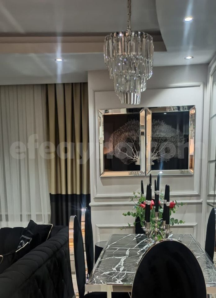 MERCAN 2'Lİ GÜMÜŞ AYNA TABLO SETİ