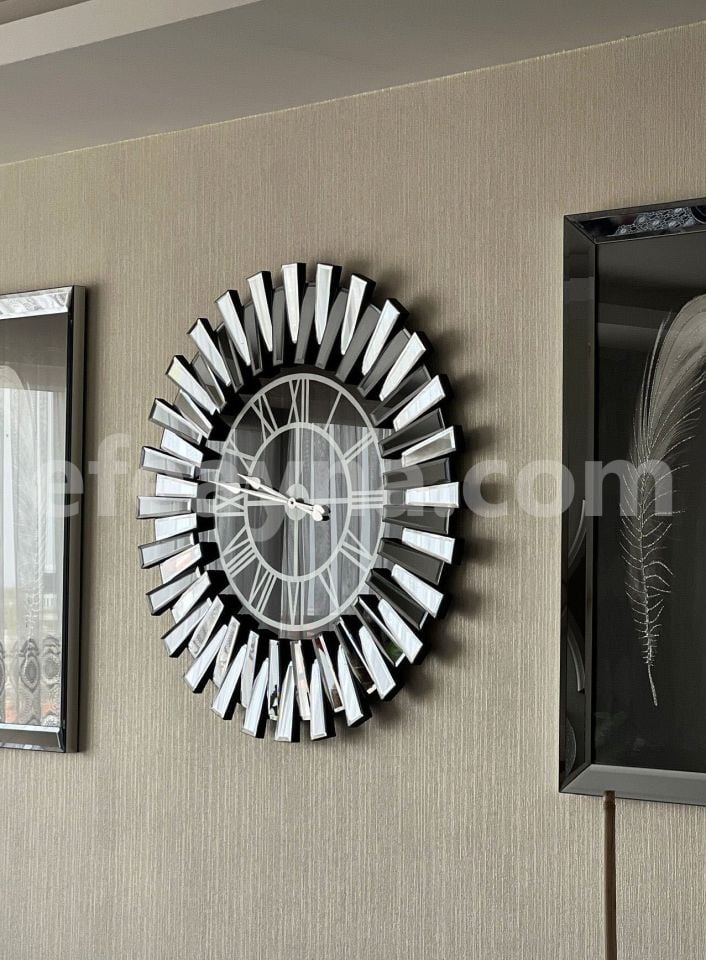 PİYANO X-FÜME AYNA DUVAR SAATİ