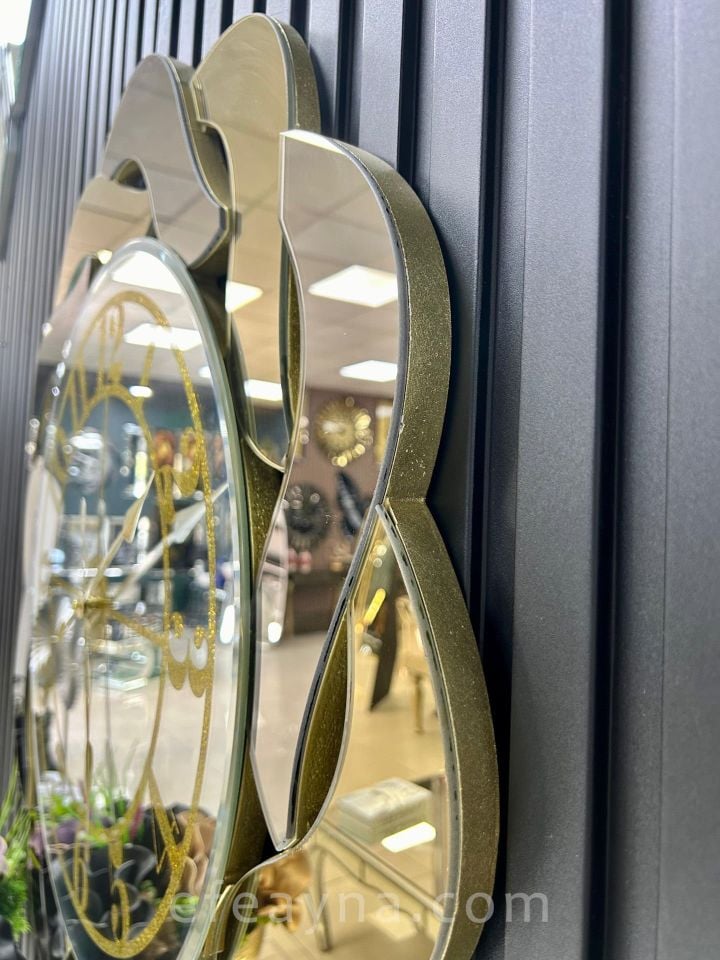 BURGU-GOLD & BRONZ DUVAR SAATİ 70CM