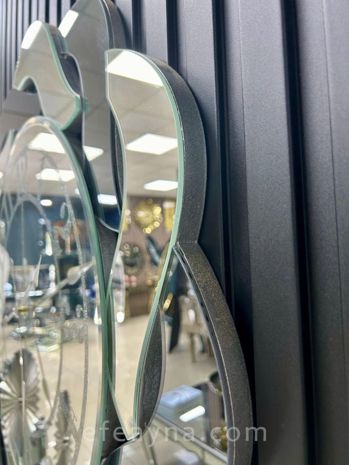 BURGU-FÜME & GÜMÜŞ DUVAR SAATİ 70CM