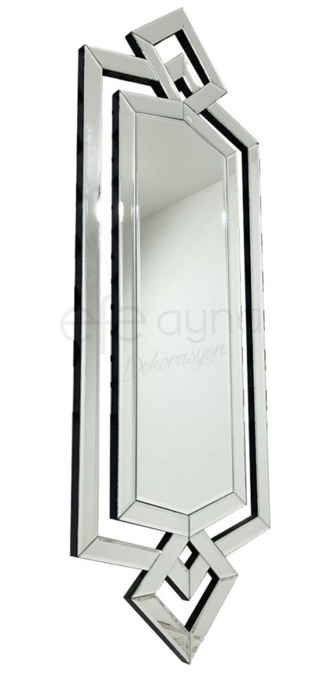 KURDELE MODEL GÜMÜŞ  AYNA 46x128