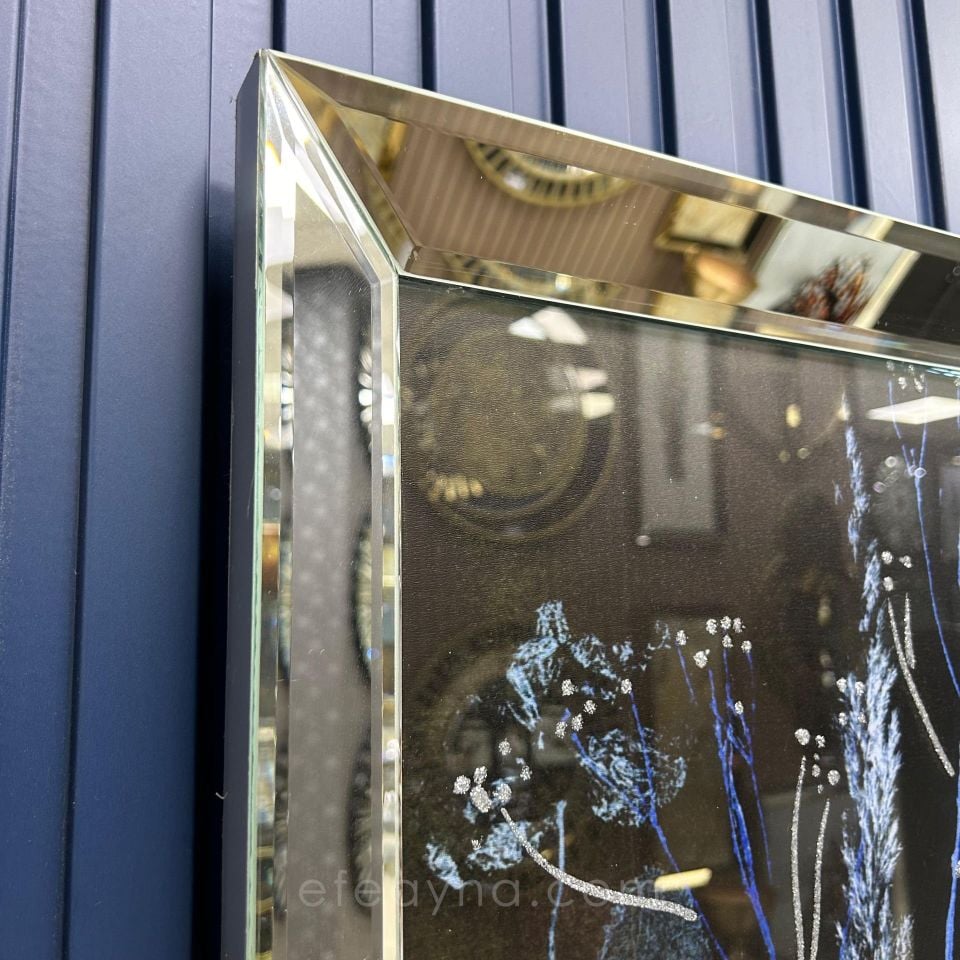 GECE DALLARI- 3'LÜ GÜMÜŞ AYNA TABLO SETİ