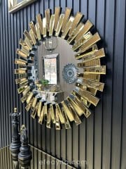 SİNDİRELLA-GOLD DRESUAR & PİYANO AYNA TAKIMI (*4 AYAKLI*)