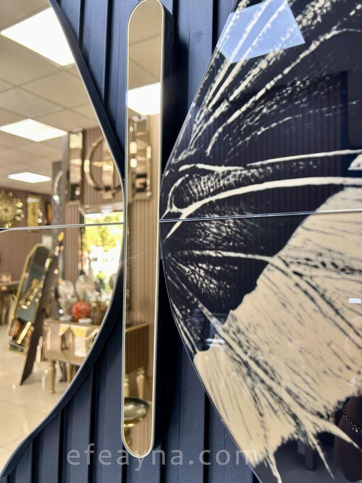 KELEBEK-GOLD DEKORATİF AYNA