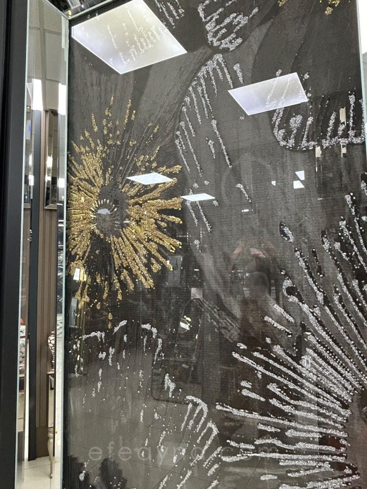 YONCA-GÜMÜŞ AYNA TABLO SETİ