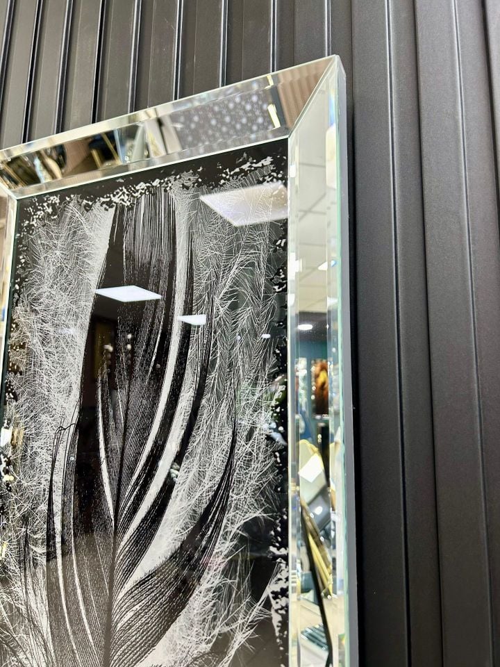 3D TÜY-GÜMÜŞ AYNA TABLO SETİ