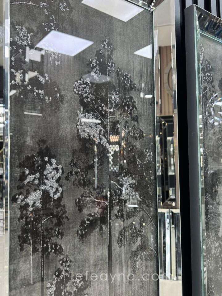 AĞAÇ DALLARI- GÜMÜŞ AYNA TABLO SETİ