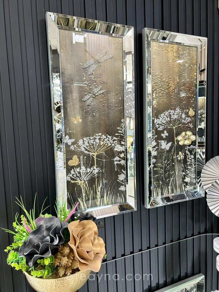 YUSUFCUK - GÜMÜŞ AYNA TABLO SETİ