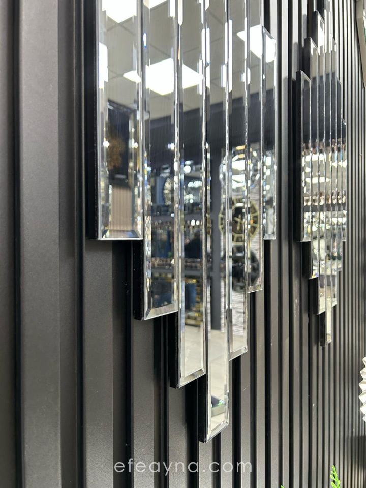 RİTMİK MODEL FÜME AYNA 2'Lİ SET (35x75cm x 2 adet)