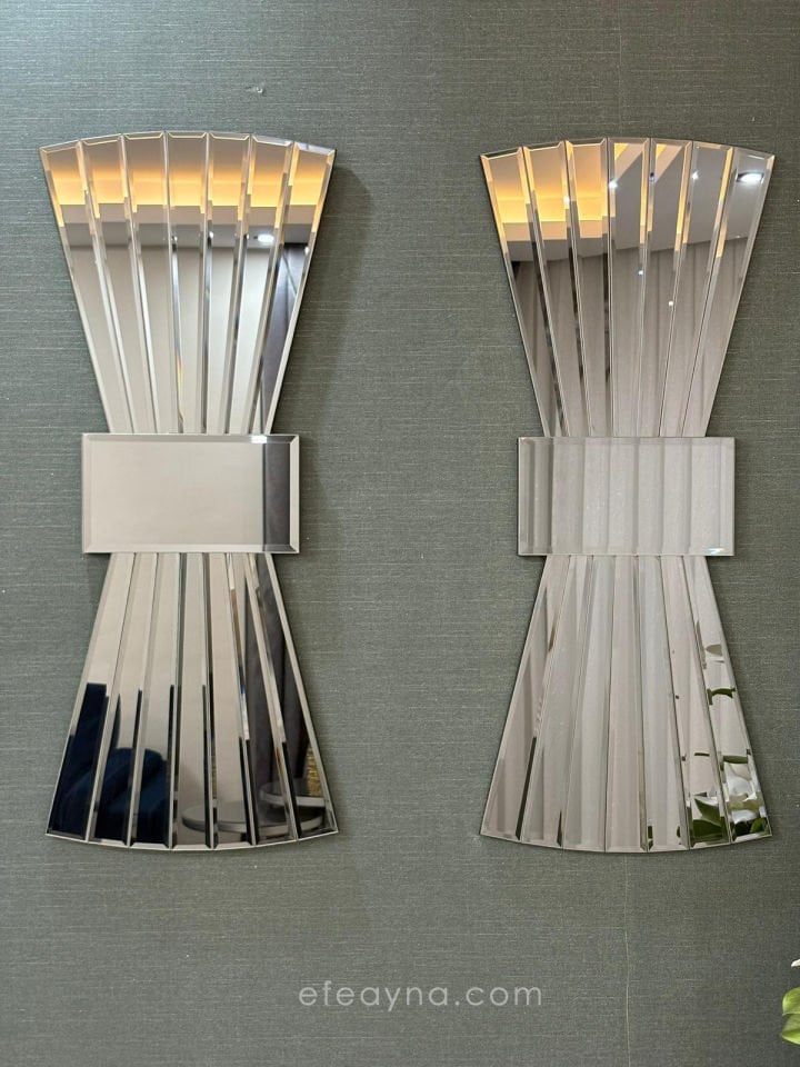 PAPYON MODEL FÜME AYNA 2'Lİ SET (35x85cm x 2 adet)