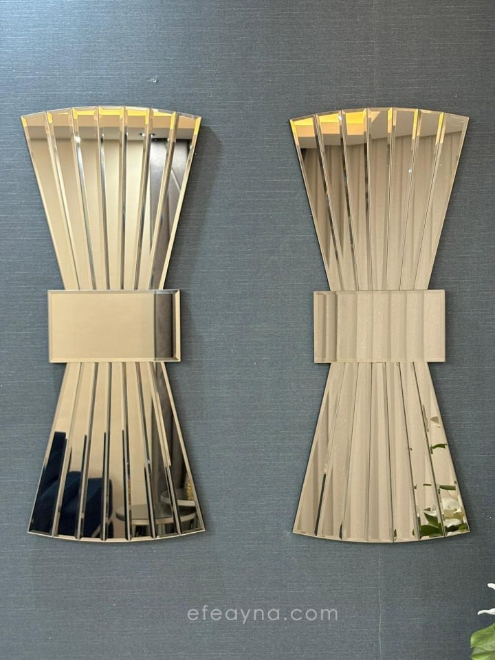 PAPYON MODEL BRONZ AYNA 2'Lİ SET (35x85cm x 2 adet)